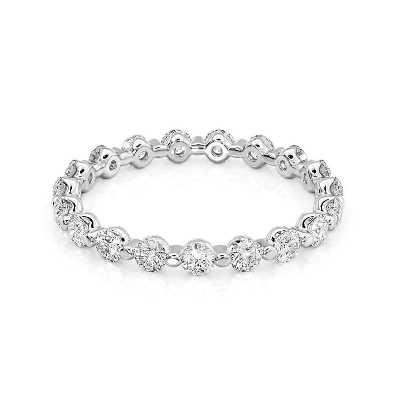 Round Shared Prong Eternity