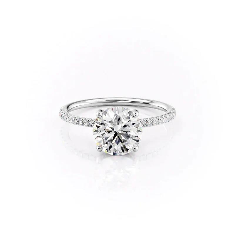 The Pave Crown Kamellie Set With A 2.0 Carat