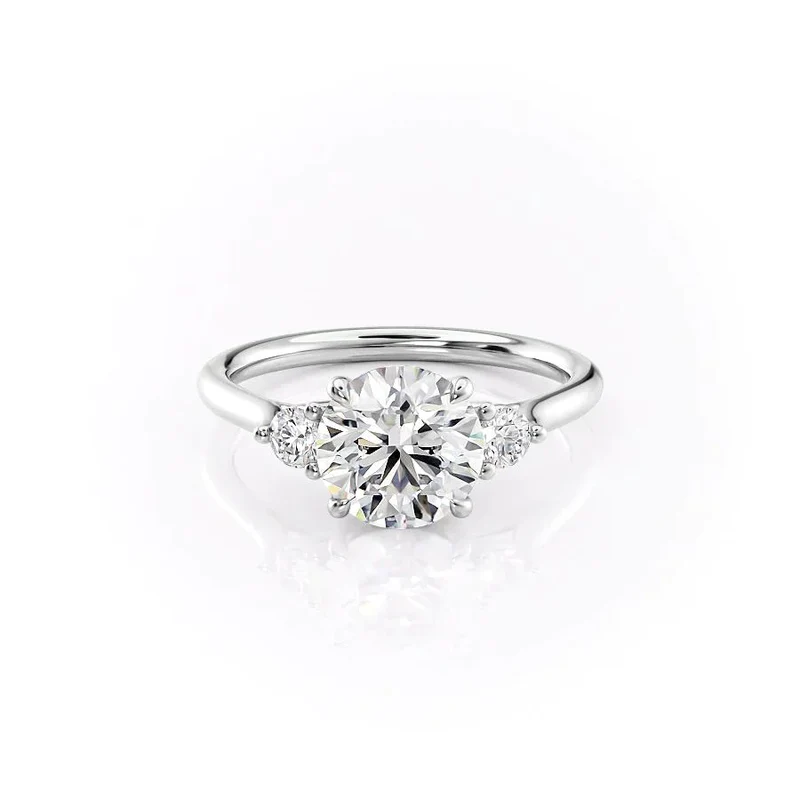 The Lia Set Moissanite With A 1.5 Carat