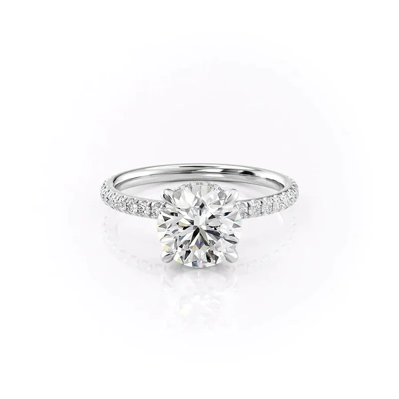 The Pave Alex Set With A 2.5 Carat