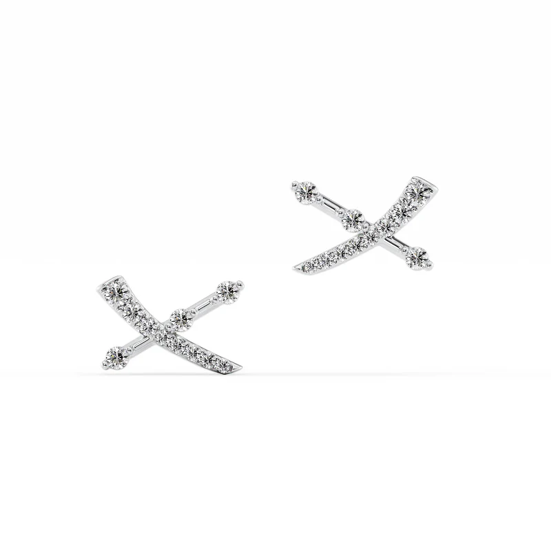 Pave X Studs