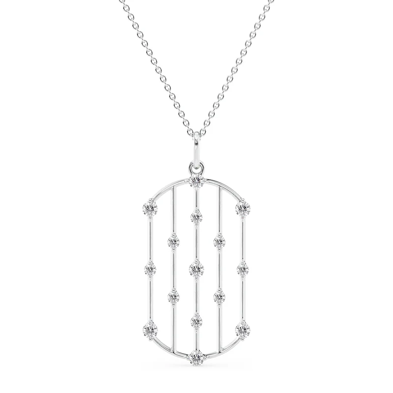 Distance Diamond Pendant