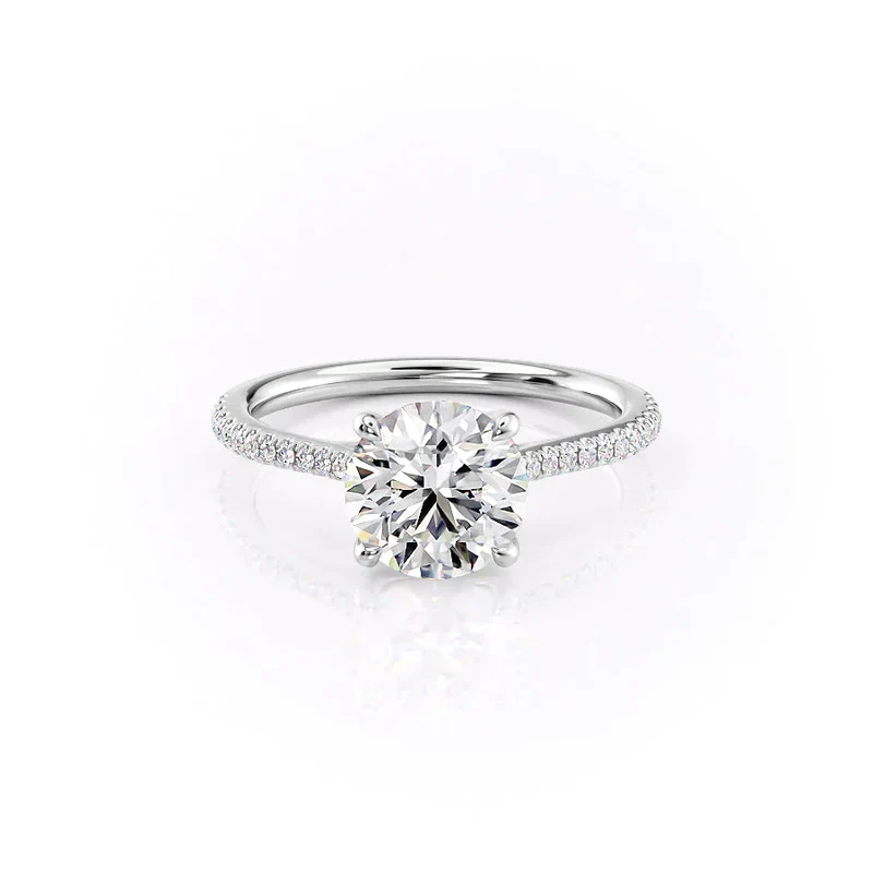 The Pave Lexie Set With A 1.5 Carat
