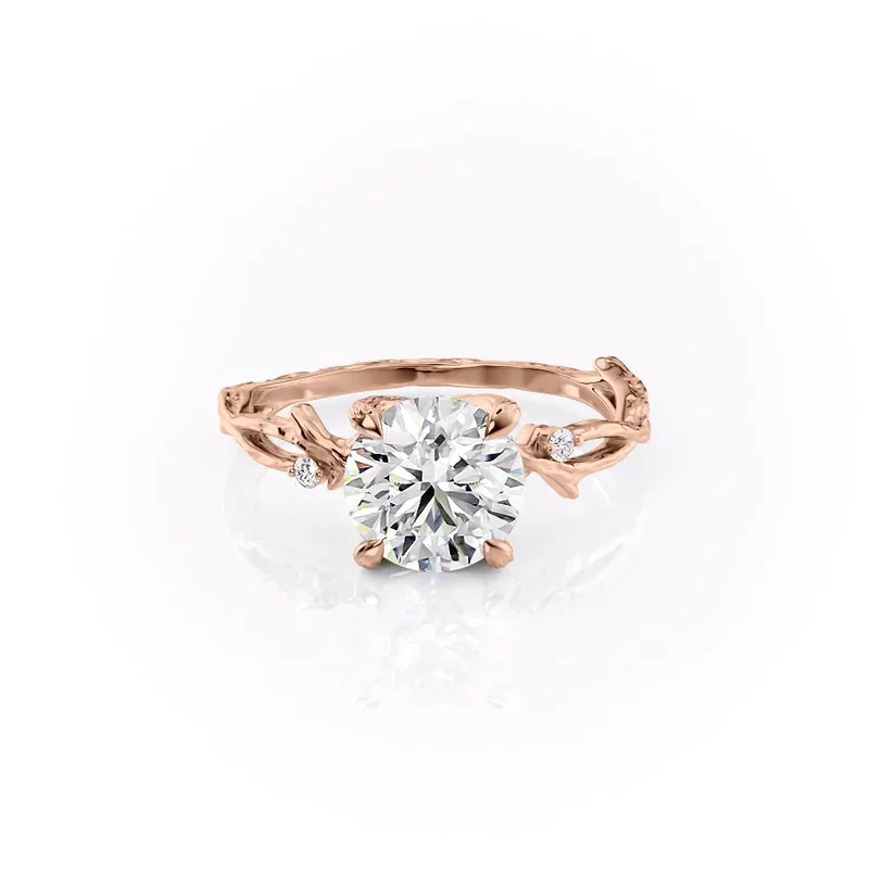 The Textured Twig Set With A 1.0 Carat