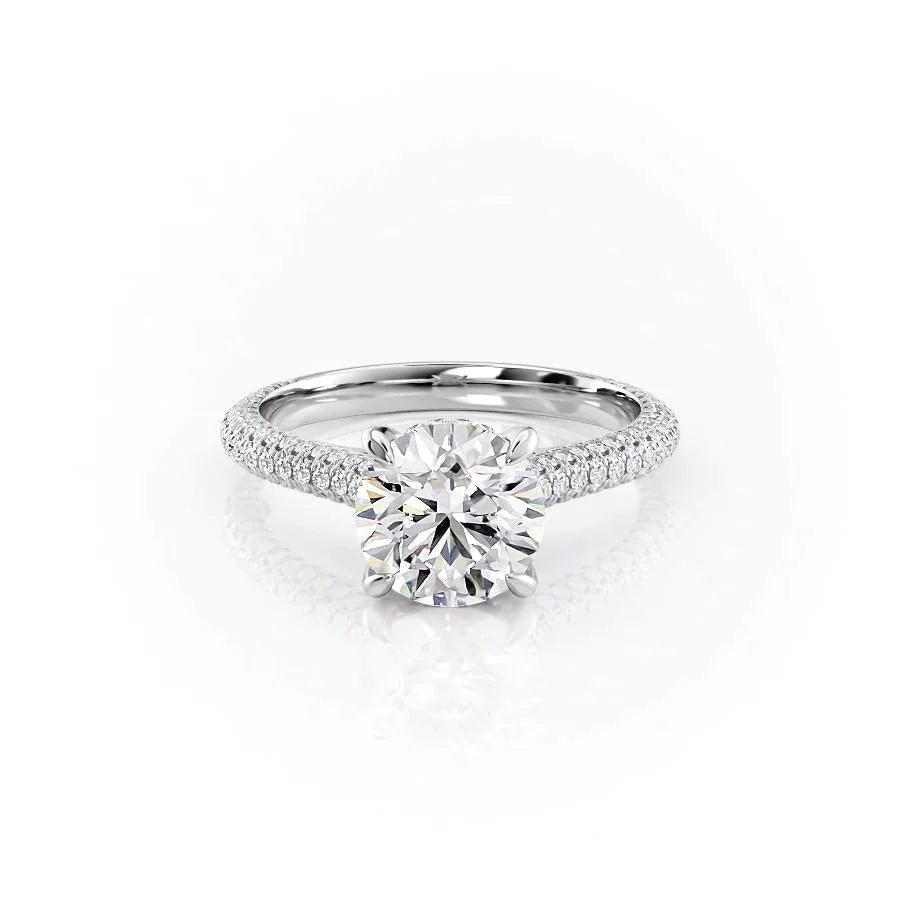The Rachel Set With A 1.0 Carat