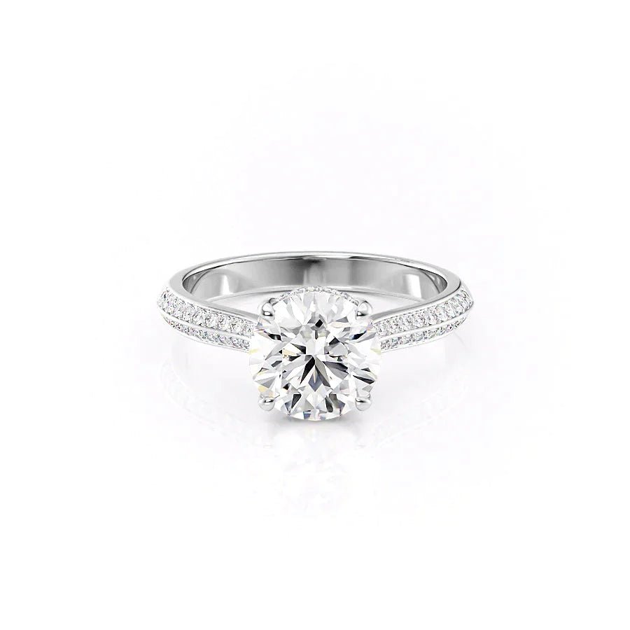 The Kayla Set Moissanite With A 1.0 Carat