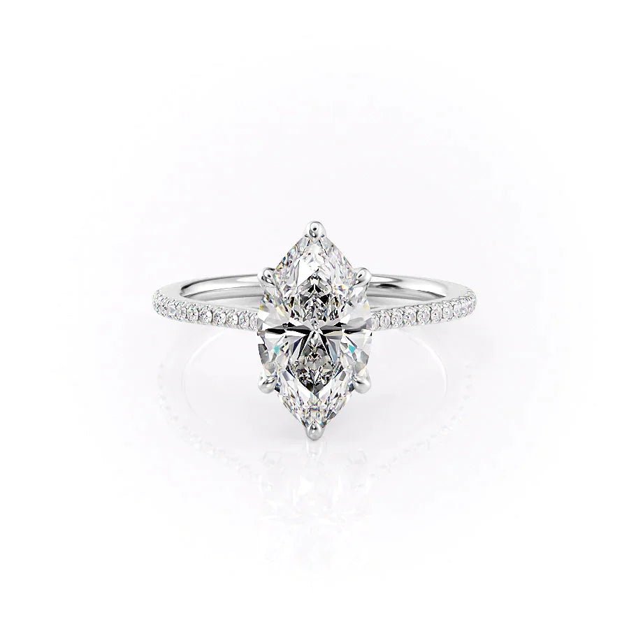 The Pave Madison Set With A 1.0 Carat