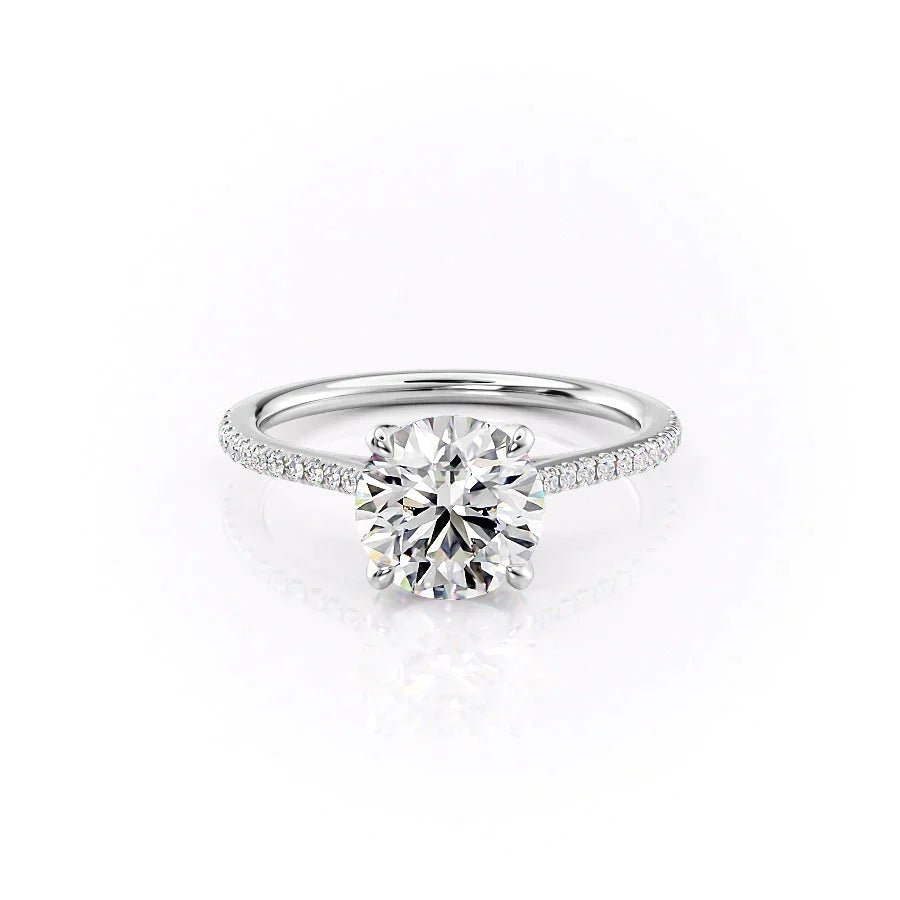 The Pave Madison Set With A 1.0 Carat