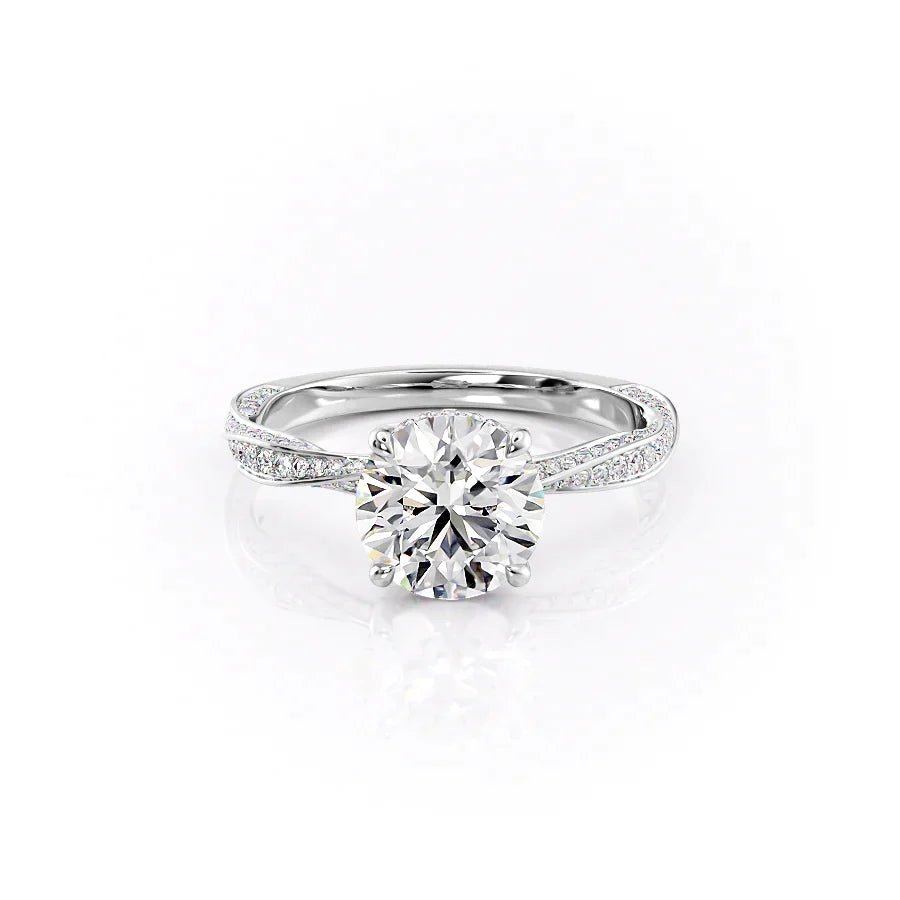 The Caroline Set Moissanite With A 1.0 Carat