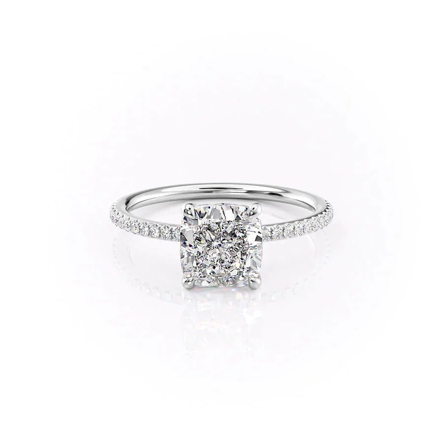 The Pave Ashley Set With A 1.0 Carat