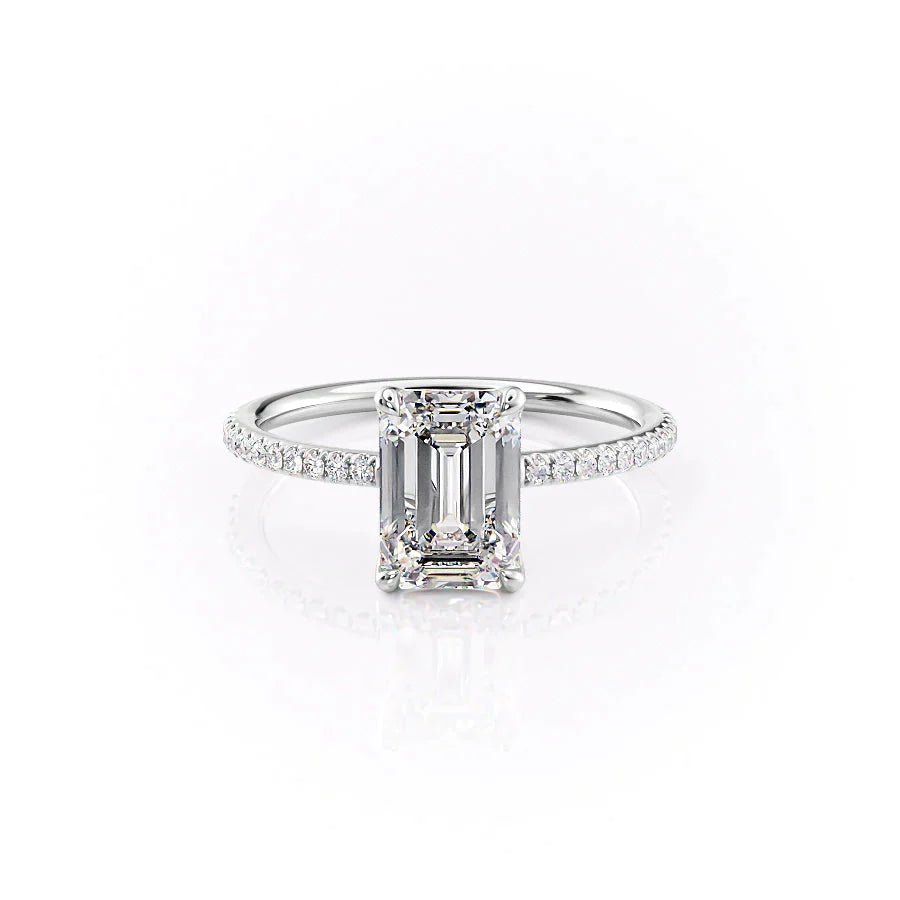 The Pave Ashley Set With A 1.0 Carat