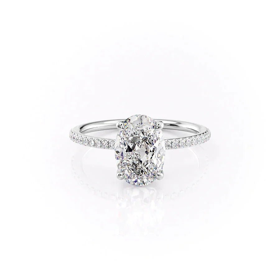 The Pave Ashley Set With A 1.0 Carat