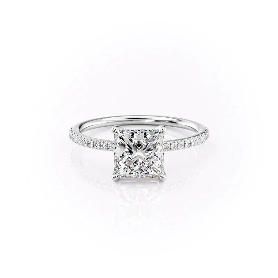 The Pave Ashley Set With A 1.0 Carat