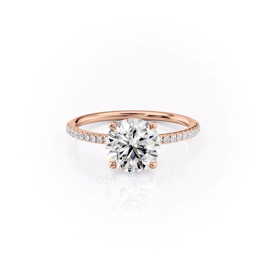 The Pave Ashley Set With A 1.0 Carat