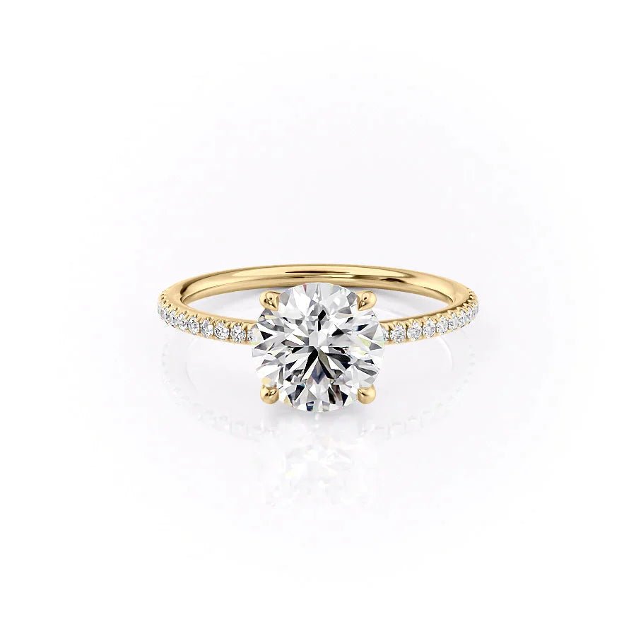 The Pave Ashley Set With A 1.0 Carat