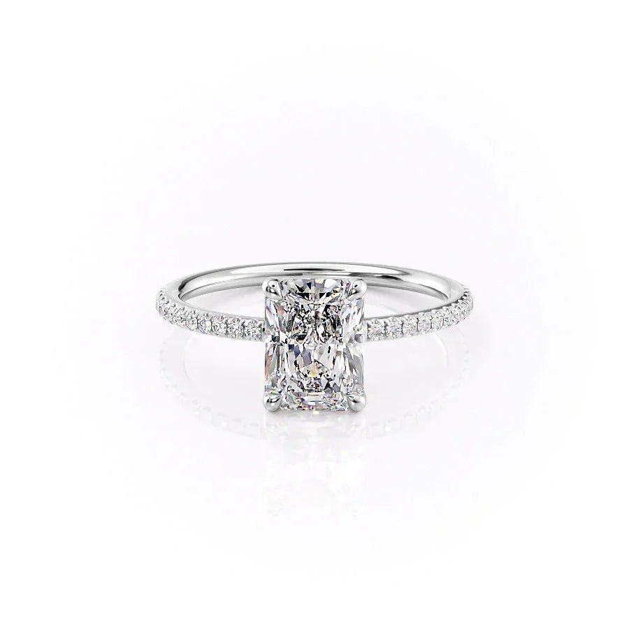 The Pave Ashley Set With A 1.0 Carat
