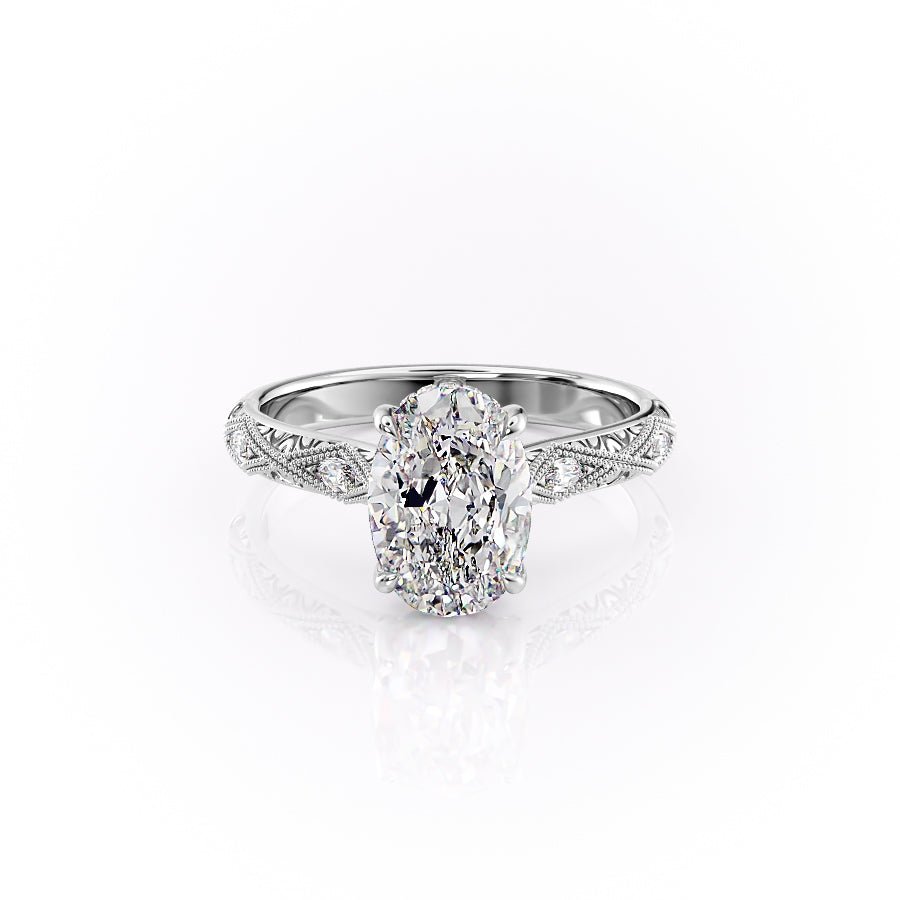 The Claudia Set With A 1.0 Carat