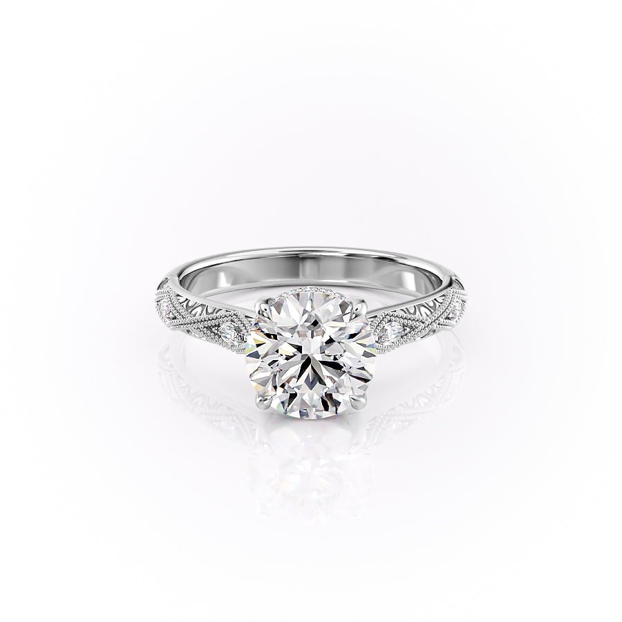 The Claudia Set Moissanite With A 1.0 Carat