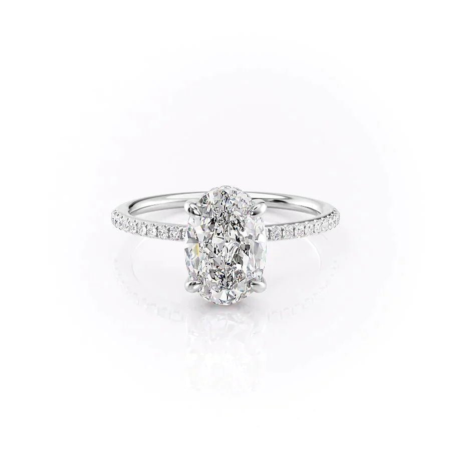 The Pave Kamellie Set With A 1.0 Carat