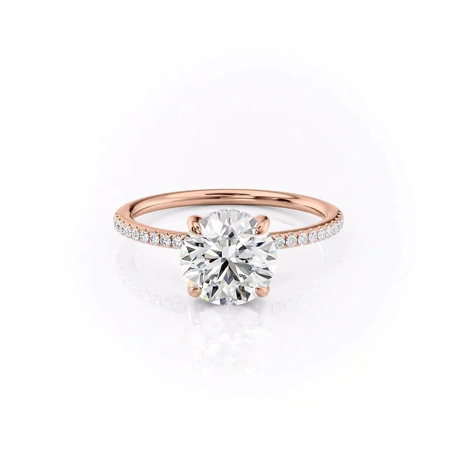 The Pave Kamellie Set With A 1.0 Carat