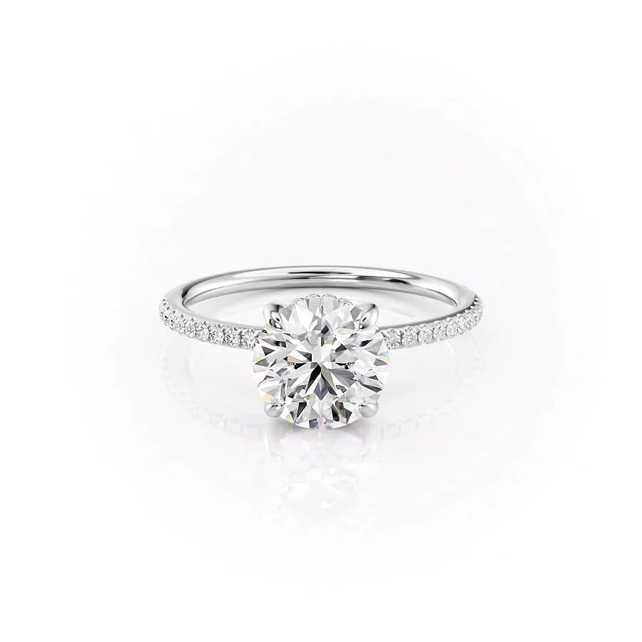 The Pave Kamellie Set With A 1.0 Carat