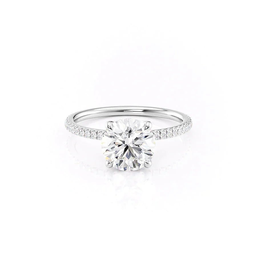 The Pave Nelly Set With A 1.0 Carat
