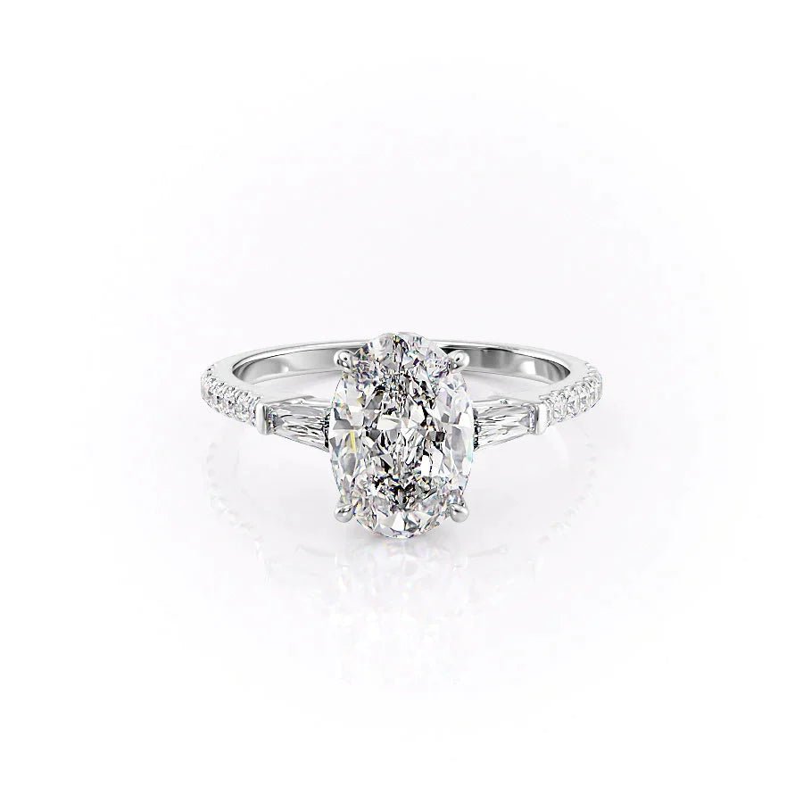 The Pave Liv Set With A 1.0 Carat