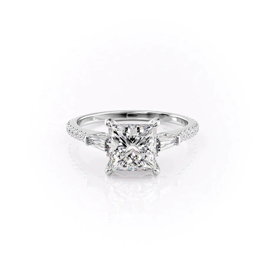 The Pave Liv Set With A 1.0 Carat