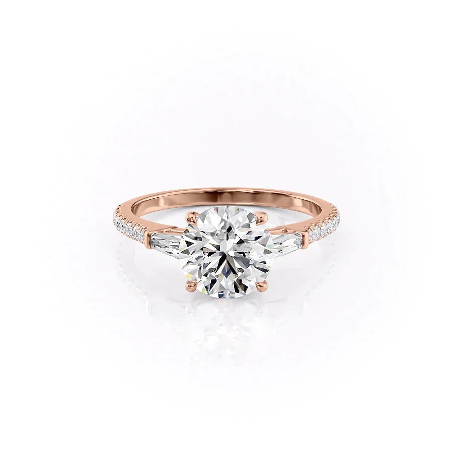 The Pave Liv Set With A 1.0 Carat