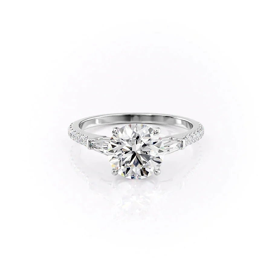 The Pave Liv Set With A 1.0 Carat