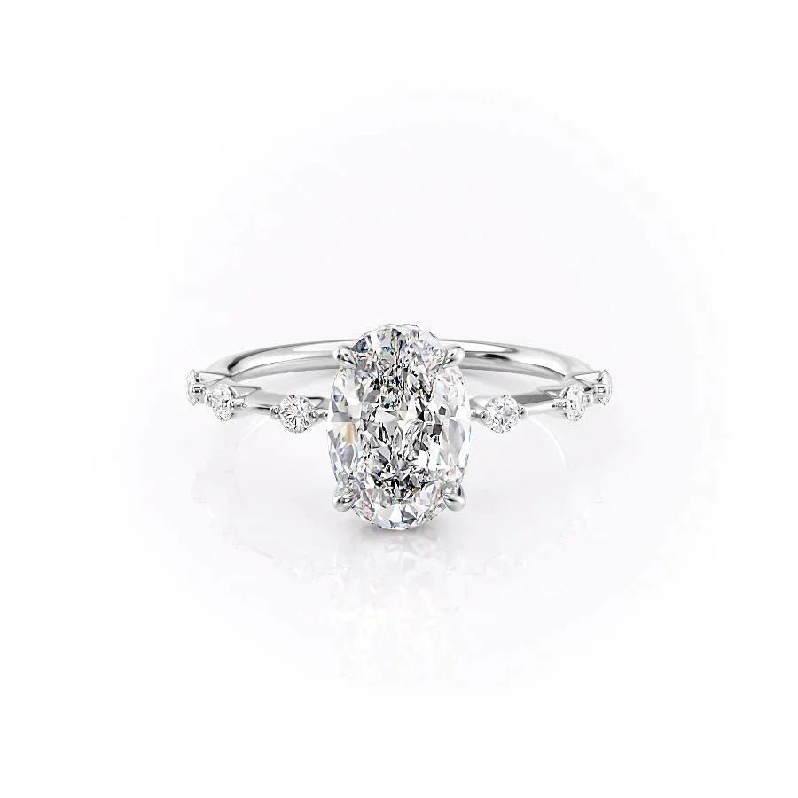 The Hidden Halo Penelope Set With A 1.0 Carat