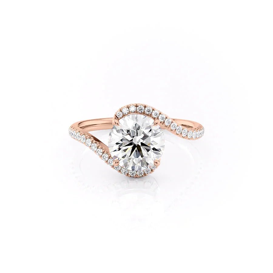 The Pave Skyler Set With A 1.0 Carat