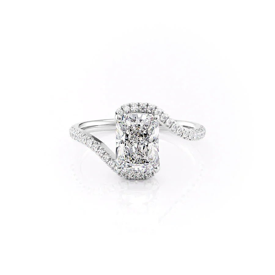 The Pave Skyler Set With A 1.0 Carat