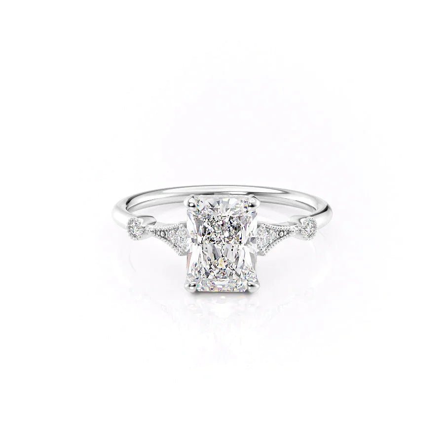 The Amber Set With A 1.0 Carat