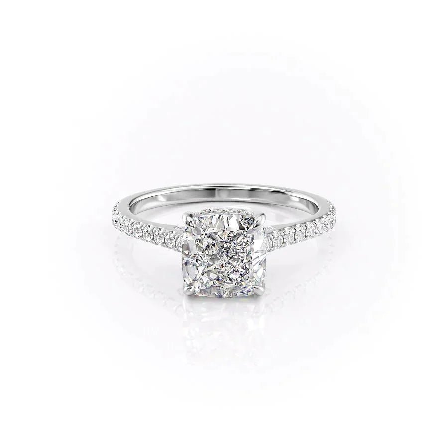 The Pave Natalie Set With A 1.0 Carat