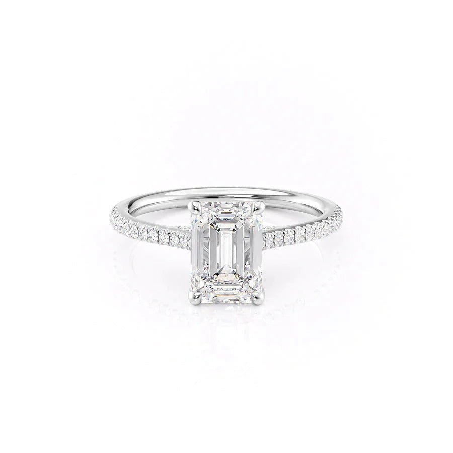 The Pave Claire Set With A 1.0 Carat