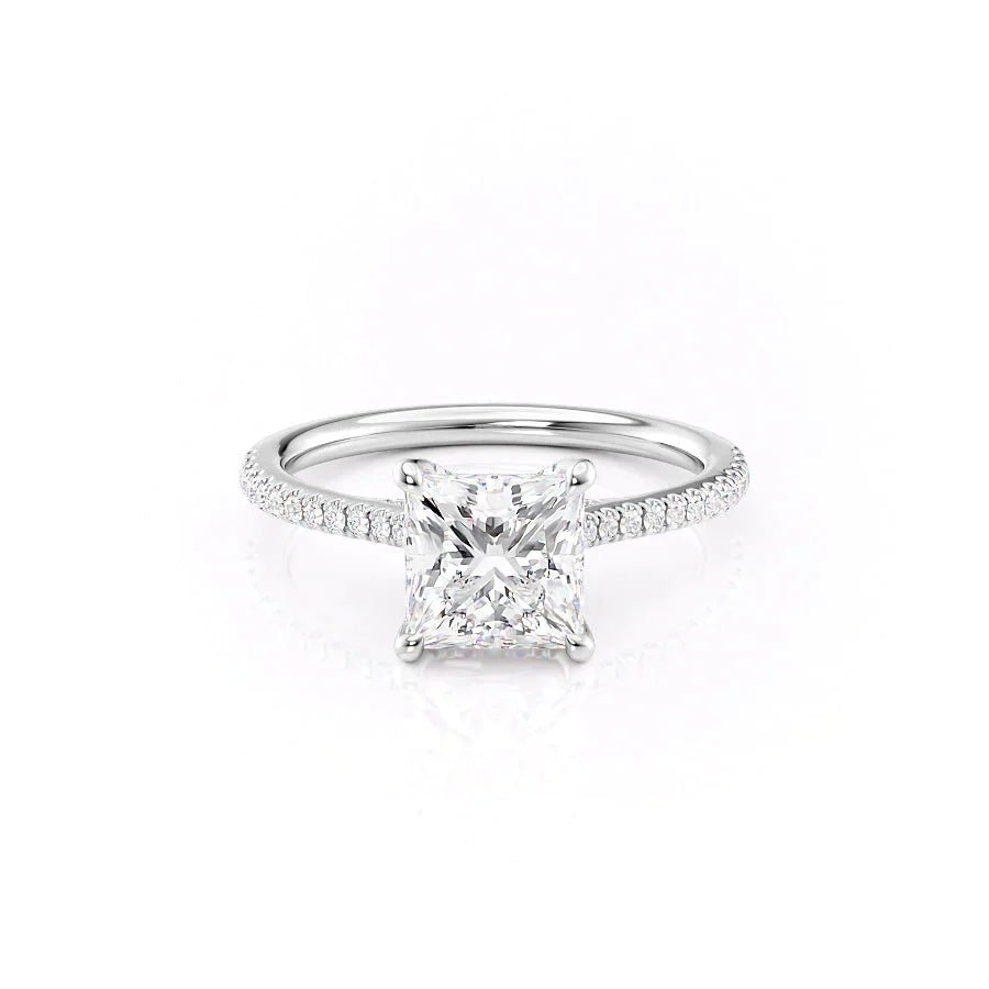 The Pave Claire Set With A 1.0 Carat