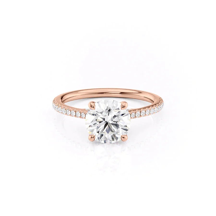 The Pave Claire Set With A 1.0 Carat