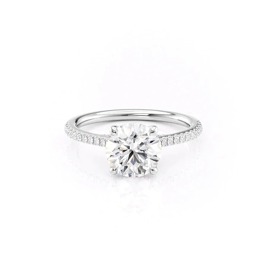 The Pave Claire Set With A 1.0 Carat