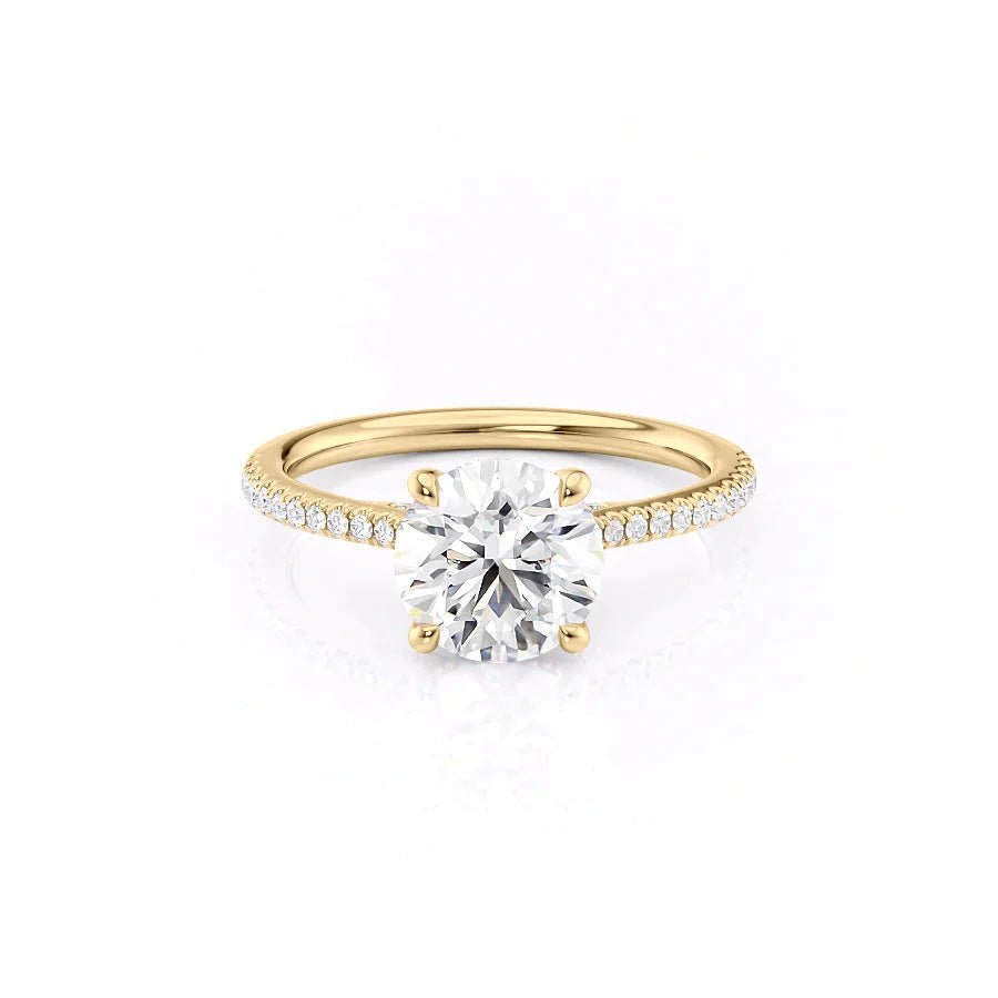 The Pave Claire Set With A 1.0 Carat