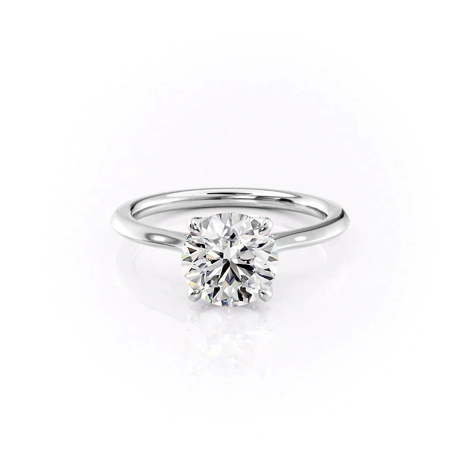 The Solitaire Madison Set Moissanite With A 1.0 Carat
