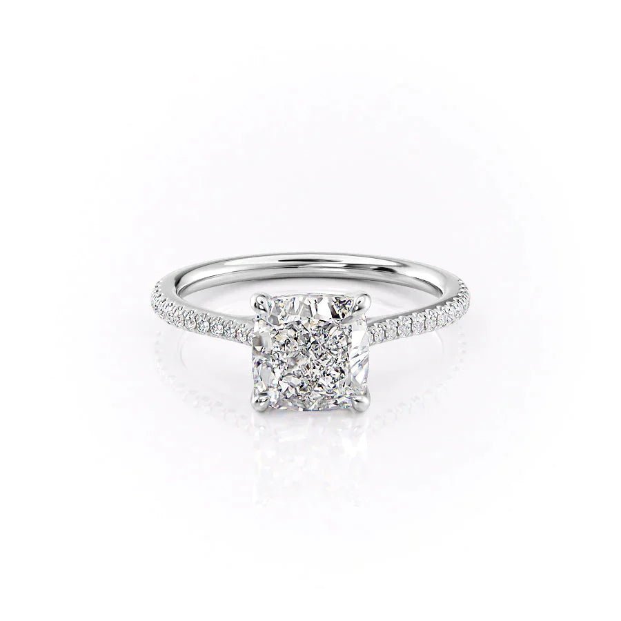 The Pave Lexie Set With A 1.0 Carat