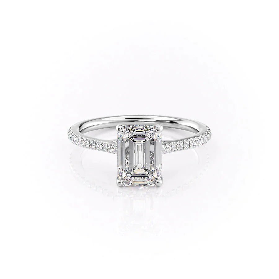 The Pave Lexie Set With A 1.0 Carat