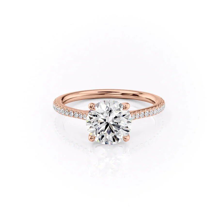 The Pave Lexie Set With A 1.0 Carat