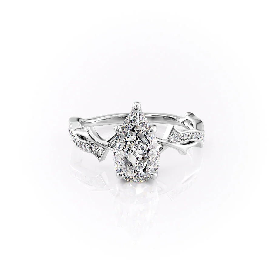 The Pave Twig Set With A 1.0 Carat