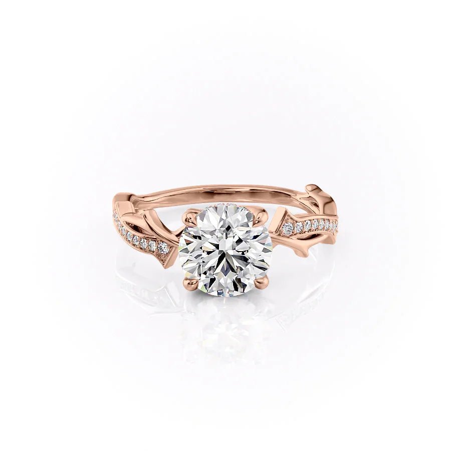 The Pave Twig Set With A 1.0 Carat