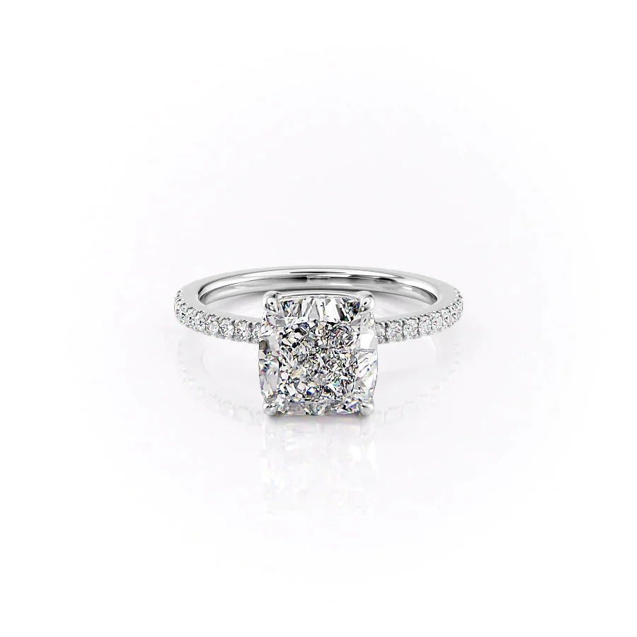 The Pave Eleanor Set With A 1.0 Carat