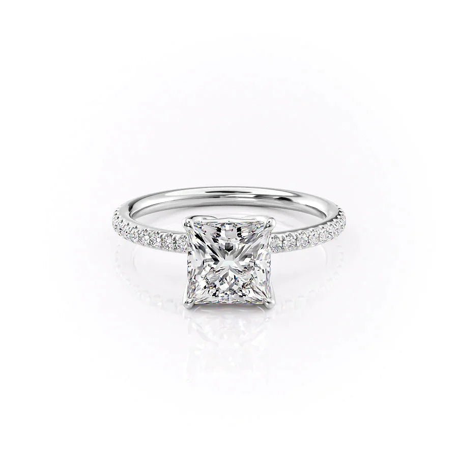 The Pave Alison Set With A 1.0 Carat