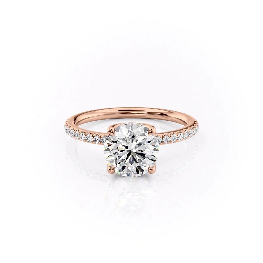 The Pave Alison Set With A 1.0 Carat