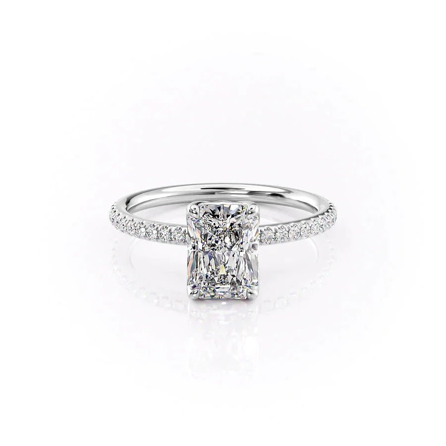 The Pave Alison Set With A 1.0 Carat
